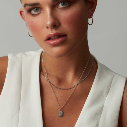 Tag Pendant Silver